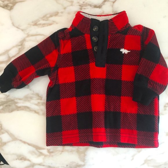 Carter's Other - Carters Baby Boy Pullover Plaid Jacket